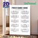 Poker Hands Guide Painting Poster, Clear Minimalist Poker Hand Rankings Poster, Informative Guide To Learn Poker Hand Rankings, Ideal For Game Rooms_maomaolike.com