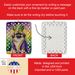 Pekingese King Of Mardi Gras Porcelain Ornament Christmas Tree Hanging Decorations For Home Christmas Holiday, Rectangle, Gift, Multicolor_maomaolike.com