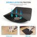 2 Pack Cat Litter Mat Litter Trapping Mat, Honeycomb Double Layer Litter Box Mat, Waterproof Leakproof Washable Easy Clean, Anti-Slip, Scatter Control, No Phthalate, Scratch Resistant,_maomaolike.com