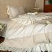 Wholesale French Retro Lace Linen Pure Four-Piece Nordic Style Homestay Full Yarn-Dyed Washed Cotton 4-Piece Set_maomaolike.com