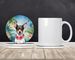 Rat Terrier Luau Large Sandstone Coasters Pack Of 4 Absorbent Round Coasters Decor Gifts For Men Or Women, 4 In, Multicolor_maomaolike.com