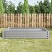 Raised Garden Bed Outdoor, 6×3×1ft , Metal Raised Rectangle Planter Beds For Plants, Vegetables, And Flowers - Silver_maomaolike.com