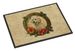 Poodle Christmas Flowers Doormat Front Door Mat Indoor Outdoor Rugs For Entryway, Non Slip Washable Low Pile, 24H X 36W_maomaolike.com