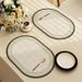 European Style Waterproof Oil-Proof Wash-Free Easy-Clean Dining Table Luxury Leather High-End Coaster Heat Insulation_maomaolike.com