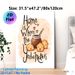 Yerba Mate & Home-themed Painting Poster, Watercolor-style Warm Typography Poster, Cozy Heartwarming Design With Yerba Mate Jar And House-shaped_maomaolike.com