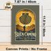 Camino De Santiago Themed Painting Poster, Vintage Retro Hiker & Scallop Mountain Scene Poster, Inspirational Journey-focused Decor Ideal For Home_maomaolike.com