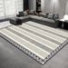 Living Room Rug Large Size Gorgeous Gold Frame Design Bedroom Rug Plush Thickened Machine Washable Thickened Underlay Interior Decorative Rug_maomaolike.com