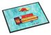 Hot Dog Cart Doormat Front Door Mat Indoor Outdoor Rugs For Entryway, Non Slip Washable Low Pile, 24H X 36W_maomaolike.com