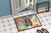 Cavalier Spaniel Hippie Dawg Doormat Front Door Mat Indoor Outdoor Rugs For Entryway, Non Slip Washable Low Pile, 24H X 36W_maomaolike.com