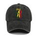 Unisex one love printed baseball cap Washed cotton retro sports sun hat Running visor_maomaolike.com
