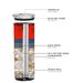1pc Stainless Steel Thermos With Lid And Straw 600ml Insulation Straight Water Dual Wall Vacuum Cup Stains Letter Full_maomaolike.com