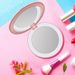 Compact Mirror With Portable Phone Charger_maomaolike.com