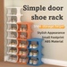 Hot-Selling Multi-Layer Home Entrance Storage Rack Dormitory Rental Shoe Cabinet Simple Design_maomaolike.com