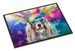Bearded Collie Hippie Dawg Doormat Front Door Mat Indoor Outdoor Rugs For Entryway, Non Slip Washable Low Pile, 24H X 36W_maomaolike.com