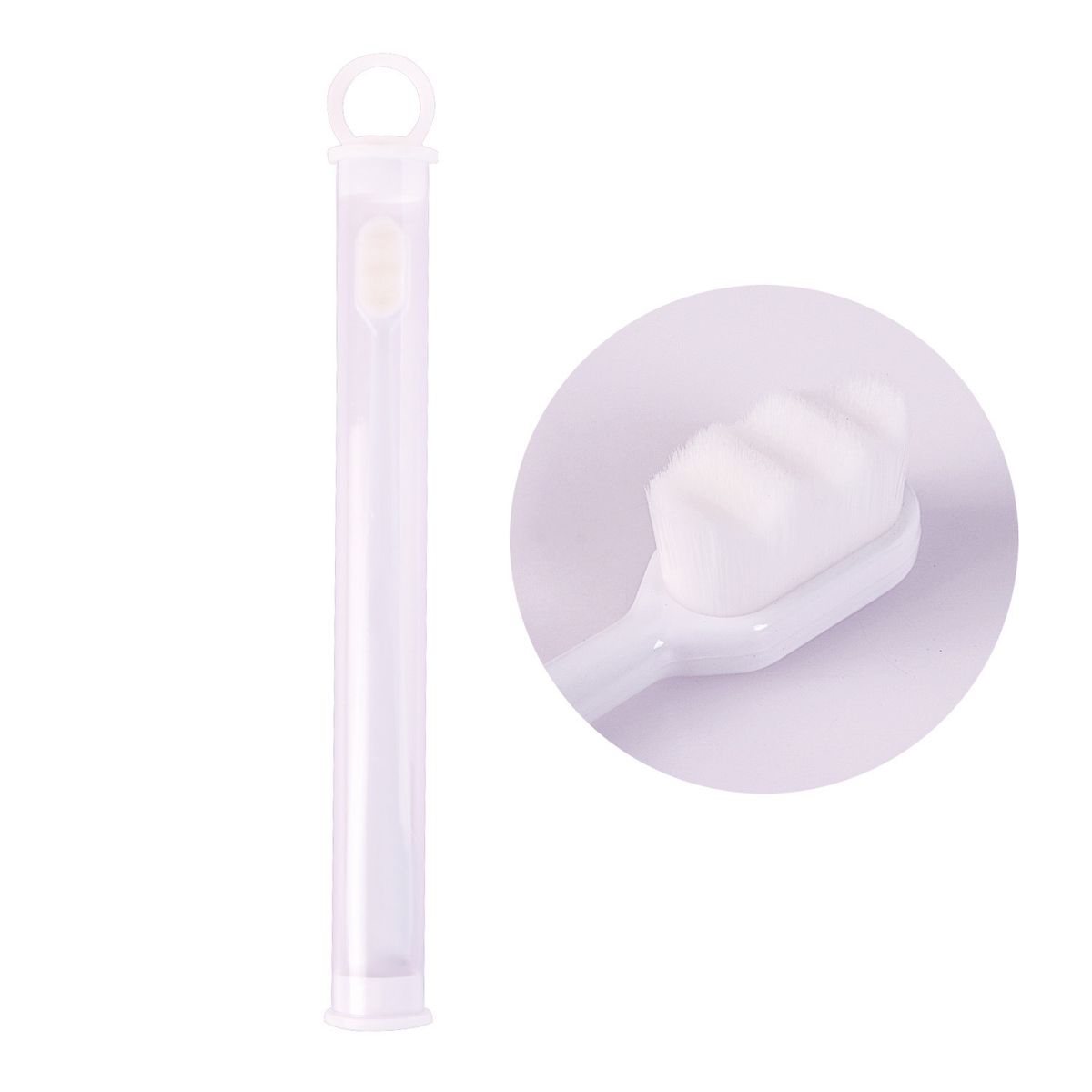 Ultra-fine Toothbrush Super Soft Bristle Deep Cleaning Brush Portable For Oral Care Tools Teeth Care Oral Cleaning Travel_maomaolike.com