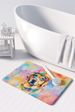 Yellow Labrador Hippie Dawg Memory Foam Kitchen Mat Machine Washable Anti-Fatigue Mat Cushion Comfort Bath Mat Or Kitchen Rug_maomaolike.com