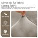 Cross-border Wholesale In-stock Solid Color Stretchy Silver Fox Velvet Sofa Cover, Full-cover Thickened Chivas Recliner Cover_maomaolike.com