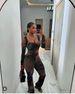 New four-season wearable sexy long-style mesh jumpsuit_maomaolike.com