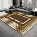 Living Room Rug Large-sized Rug With Geometric Pattern Bedroom Rug Plush Thickened Machine Washable Thickened Rug Bedside Rug Interior Decorative Rug_maomaolike.com