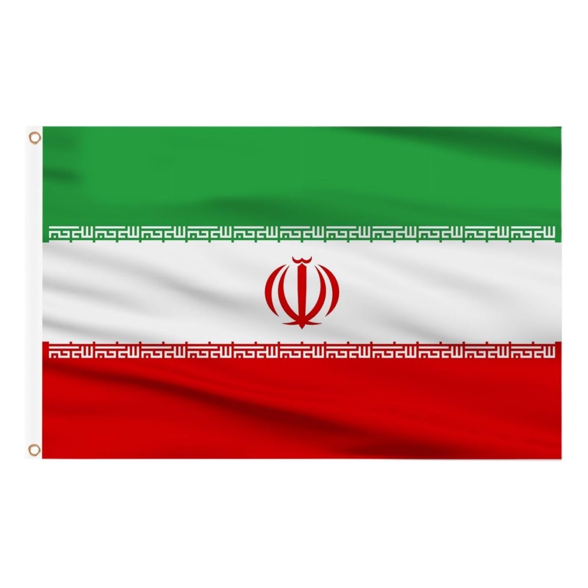 3x5 Ft Double Side Printed Iran Flag, Hanging Flag With Polyester, Vivid Color And UV Fade Resistant, Iranian Flags Decoration_maomaolike.com