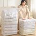 1pc No Need Pump Vacuum Large Plastic Storage Bags For Storing Clothes Blankets Compression Empty Bag Travel Accessories_maomaolike.com