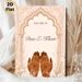 Dua-E-Khair Themed Painting Poster, Soft Pastel Floral & Ornate Arch Frame Poster, Delicate Henna Hand Art, Warm Welcome Decor Ideal For Religious_maomaolike.com