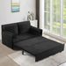 63inch Variable Sofa Bed With Double Armrest,
Black Velvet Fabric Sofa Bed,
Pull-down 80inch Comfortable Large Bed_maomaolike.com