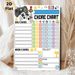Gaming Themed Chore Chart Painting Poster, Vibrant Game Controller Illustrated Poster, Practical For Tracking Daily & Weekly Chores, Suitable For Home_maomaolike.com