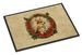 Corgi Christmas Flowers Doormat Front Door Mat Indoor Outdoor Rugs For Entryway, Non Slip Washable Low Pile, 24H X 36W_maomaolike.com