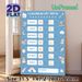 Tooth Brushing Reward Chart Painting Poster, Soft Watercolor Cute Cartoon Tooth & Animal Themed Poster, Helps Maintain Consistent Tooth-brushing_maomaolike.com