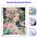 PhotoCustom Diy Round Diamond Lovely Beauty Diamond Art Painting Little Bird Mosaic Handmade Artwork Personalized Gift_maomaolike.com