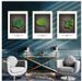 A Triptych Of Decorative Prints Blending Modern Minimalism With Nature, Warm Healing Green Tones, And The Crisp Simplicity Of Scandinavian Design._maomaolike.com