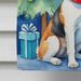Fox Terrier Christmas Reindeer House Flag Large Porch Sleeve Pole Decorative Outside Yard Banner Artwork Wall Hanging, Polyester, House Size, Multicolor_maomaolike.com