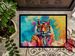 Hippie Animal Bengal Tiger Doormat Front Door Mat Indoor Outdoor Rugs For Entryway, Non Slip Washable Low Pile, 24H X 36W_maomaolike.com