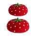 Hot Sale Strawberry Wool Hat Costume Accessories Cabbie Flat Newsboy Beret Cap_maomaolike.com