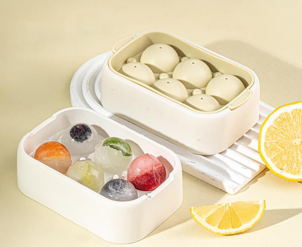 Food Grade Household Tray Freeze Cubes Make Cream Popsicle Snowball Press Type Silicone Ice Mold_maomaolike.com