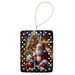 English Bull Terrier And Santa Claus Porcelain Ornament Christmas Tree Hanging Decorations For Home Christmas Holiday, Rectangle, Gift, Multicolor_maomaolike.com