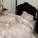 Wholesale French Retro Pure Jacquard With Ruffled Edges, 100-Count Long-Staple Cotton, Brushed Cotton Four-Piece Set_maomaolike.com