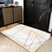 Living Room Rug,Large Rug,Oversized, Gold Leaves Design,Bedroom Rug,Soft And Thick, Machine Washable, Thickened Rug, Bedside Rug,Decorative Indoor Rug_maomaolike.com