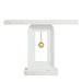 Console Table, Modern Sofa Entryway Table With Gold Decor_maomaolike.com