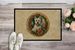 Westie Christmas Flowers Doormat Front Door Mat Indoor Outdoor Rugs For Entryway, Non Slip Washable Low Pile, 24H X 36W_maomaolike.com