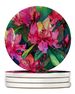 West Virginia Rhododendrons In Watercolor Large Sandstone Coasters Pack Of 4 Absorbent Round Coasters Decor Gifts For Men Or Women, 4 In, Multicolor_maomaolike.com