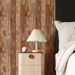 44cm*2000cm Dark Walnut Wood Wallpaper – Luxury Rustic Peel & Stick Wall Covering For Farmhouse Decor_maomaolike.com