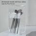 High-End Brush Holder Transparent Makeup Organizer Box Vanity Lipstick Lip Gloss Storage Rack Dustproof Ins High Aesthetic_maomaolike.com