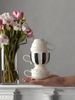 1pc Cup Overlapping Shape Ceramic Vase Modern European And American Style Design Small Fresh Vase Can Be Used To Decorate The Vase_maomaolike.com