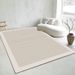 Living Room Rug Large Size Gorgeous Gold Frame Design Bedroom Rug Plush Thickened Machine Washable Thickened Underlay Interior Decorative Rug_maomaolike.com