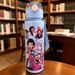 Anime Girl Pattern Water Bottle, 3D Printed Design, High-end Look, Lightweight Leakproof With Portable Lanyard, Large_maomaolike.com