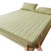 Washed Cotton Quilted Thickened Dustproof Protector Non-Slip Bed Sheet Mattress Cover Wholesale_maomaolike.com