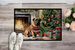 Bullmastiff Cozy Christmas Doormat Front Door Mat Indoor Outdoor Rugs For Entryway, Non Slip Washable Low Pile, 24H X 36W_maomaolike.com