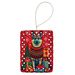 Norwegian Elkhound Holiday Christmas Porcelain Ornament Christmas Tree Hanging Decorations For Home Christmas Holiday, Rectangle, Gift, Multicolor_maomaolike.com